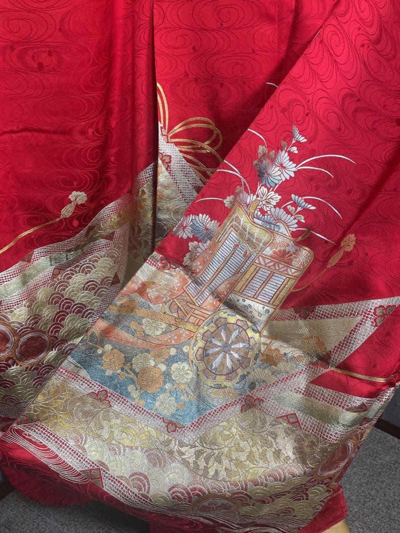 振袖６点セット京友禅金箔仕上げ