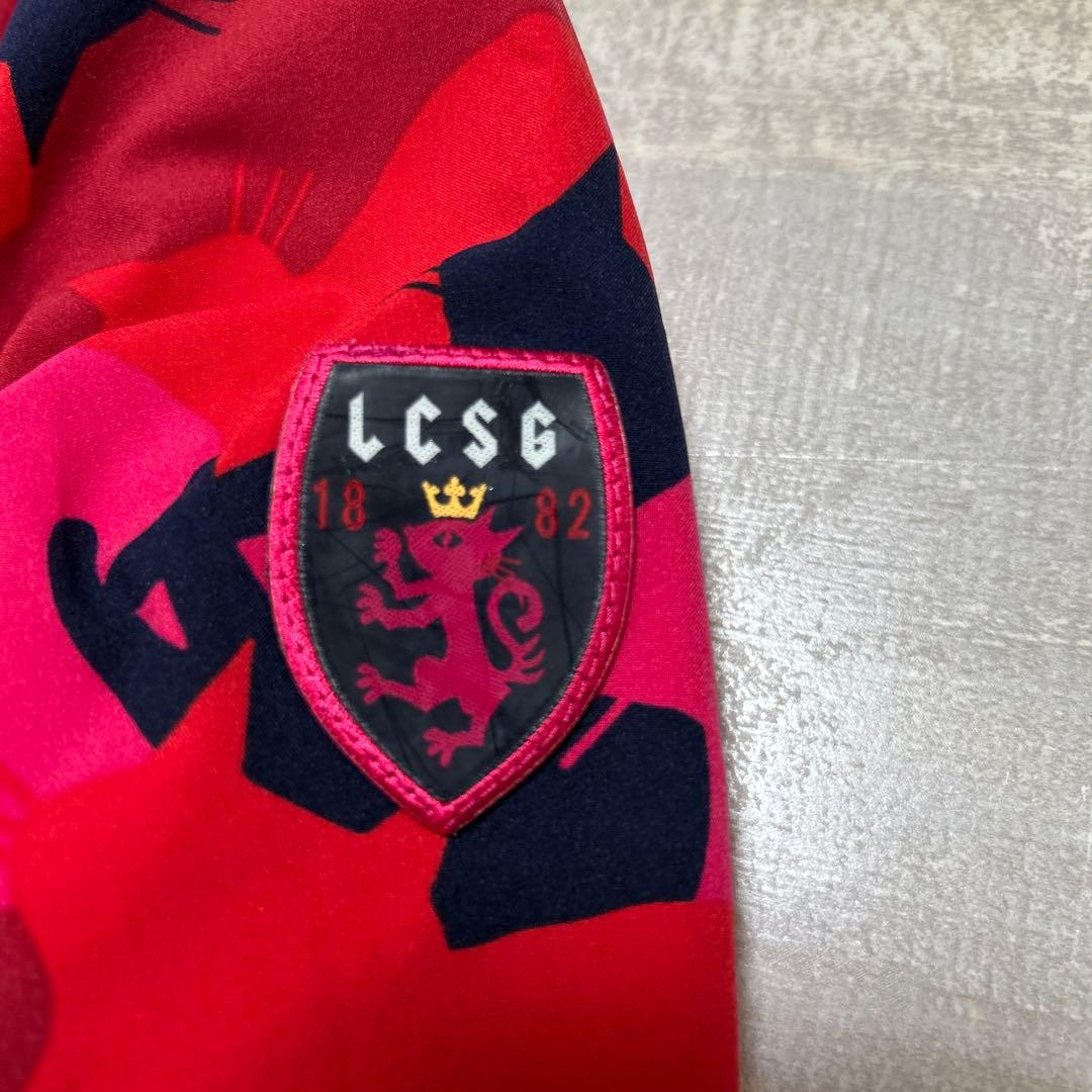 ルコックスポルティフゴルフ★猫柄★セットアップ★中綿★リバーシブル★【サイズS】