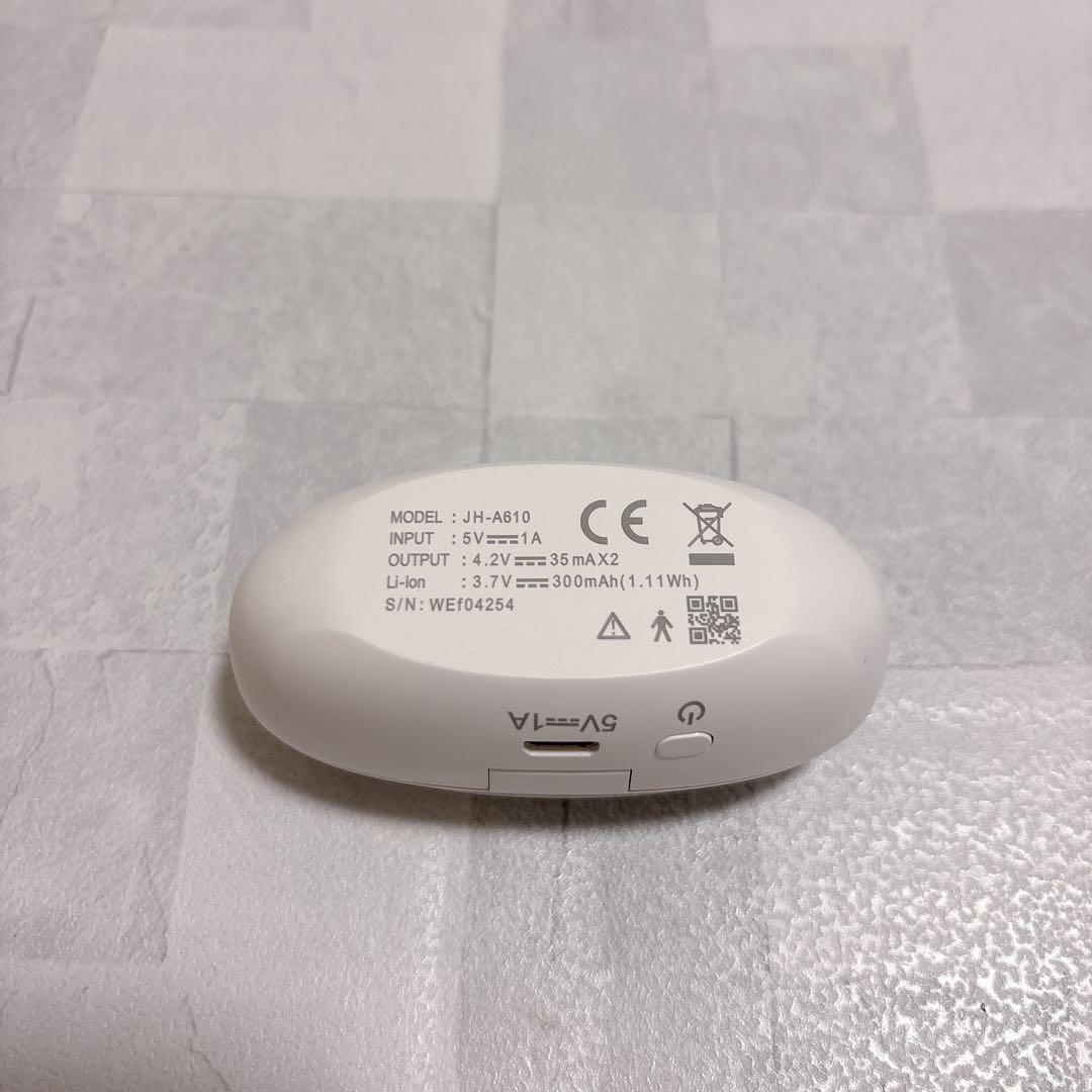 ☆充電式 集音器 音声拡聴器 イヤホンタイプ 耳穴式 左右両用耳 ホワイト