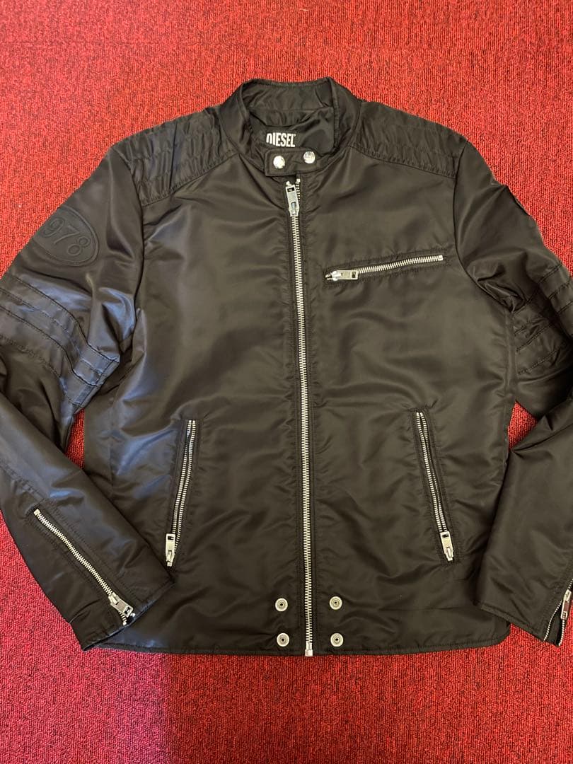 DIESEL ブラック ナイロンジャケット 池田エライザ着用モデル
