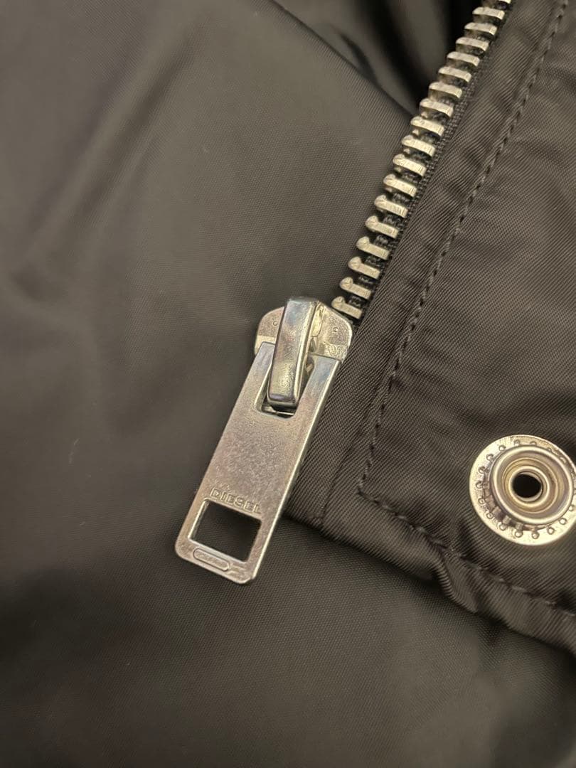 DIESEL ブラック ナイロンジャケット 池田エライザ着用モデル