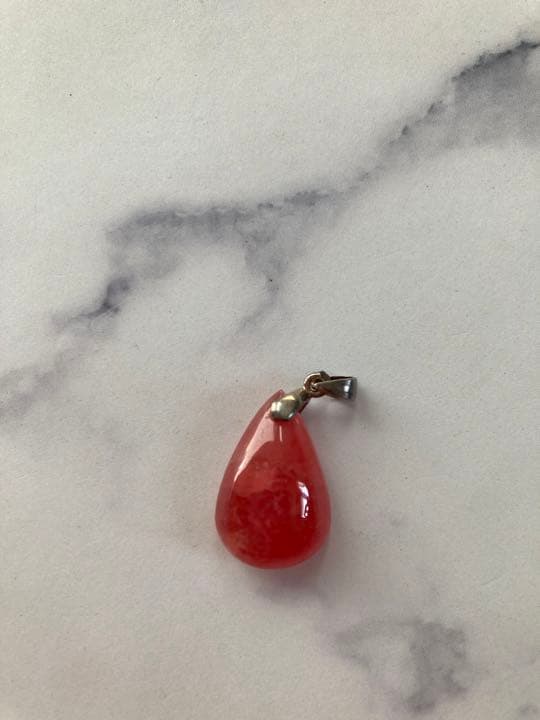 高品質！！しずく型インカローズペンダントトップ　※チェーンなし