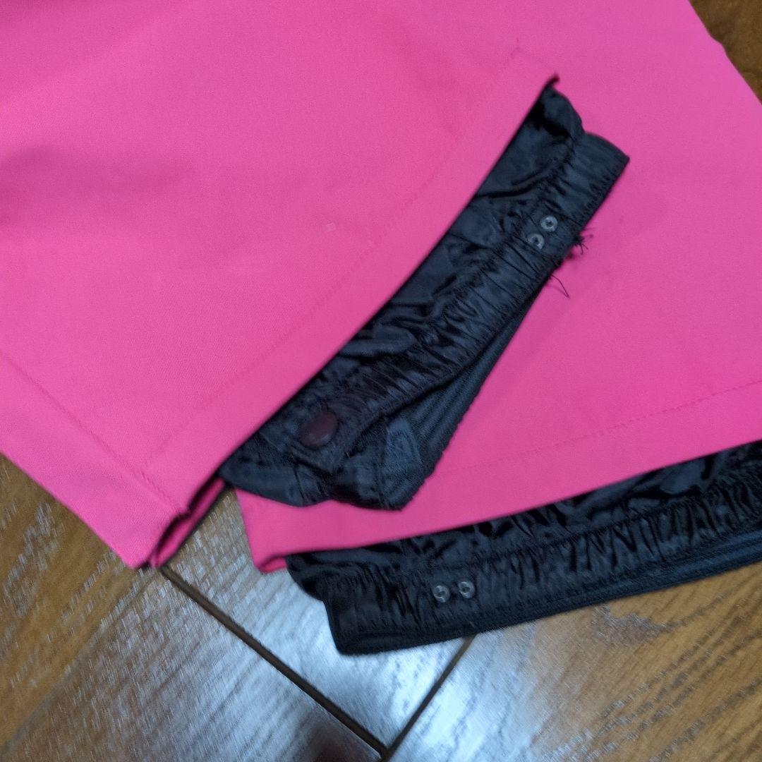 【美品】ROXY　スノボウェア　上下セット　総柄　オルテガ柄　ピンク　Ｓ