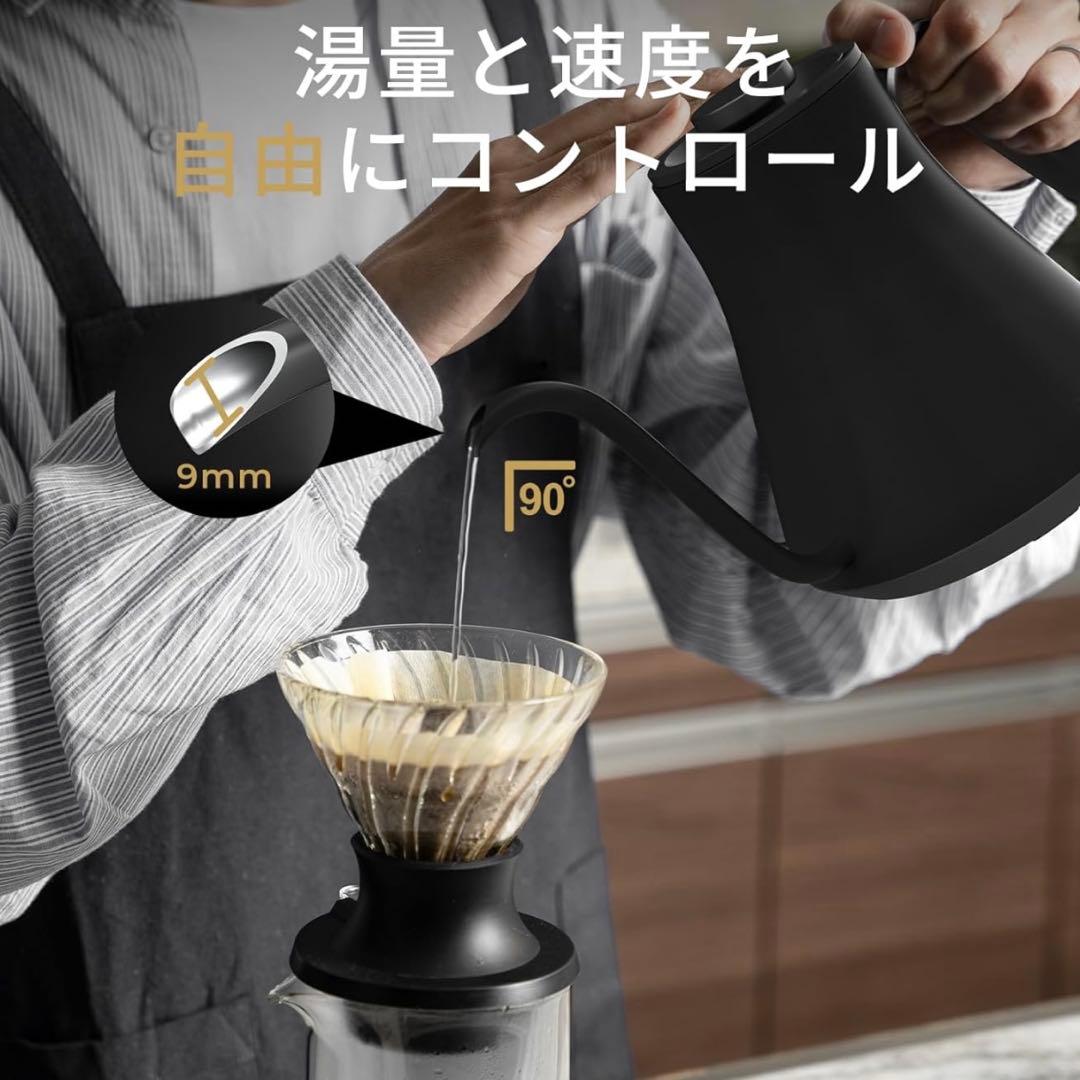 Epeios（エペイオス）電気ケトル 0.9L｜1℃単位で温度調整