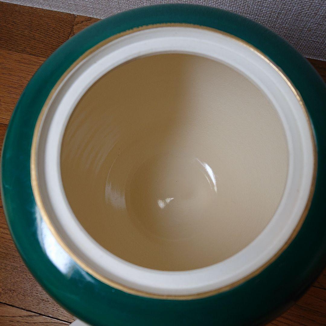 茶道具 水指 色絵 紫雲 間取松竹梅