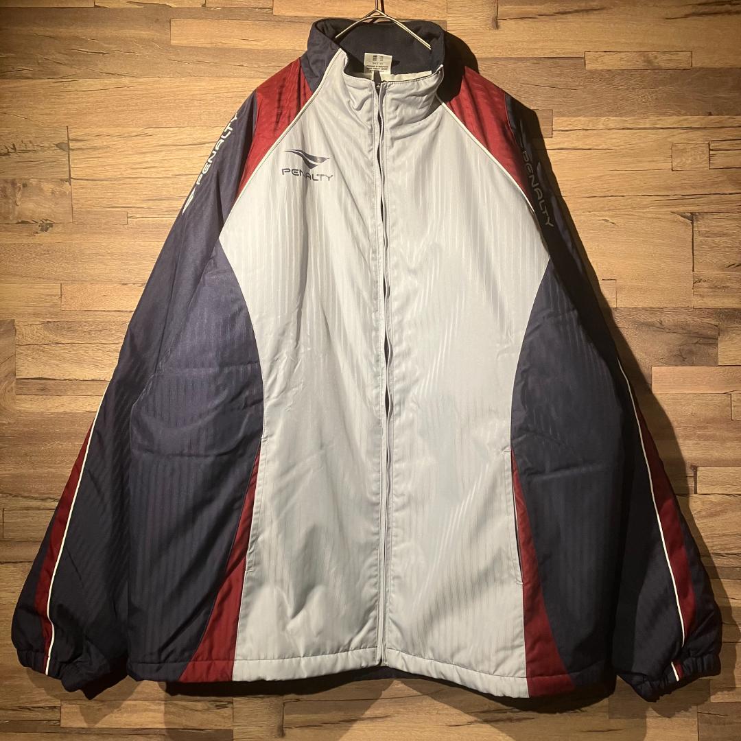 PENALTY　ウォーミングアップジャケット&パンツ　紺/グレー/エンジ　XO