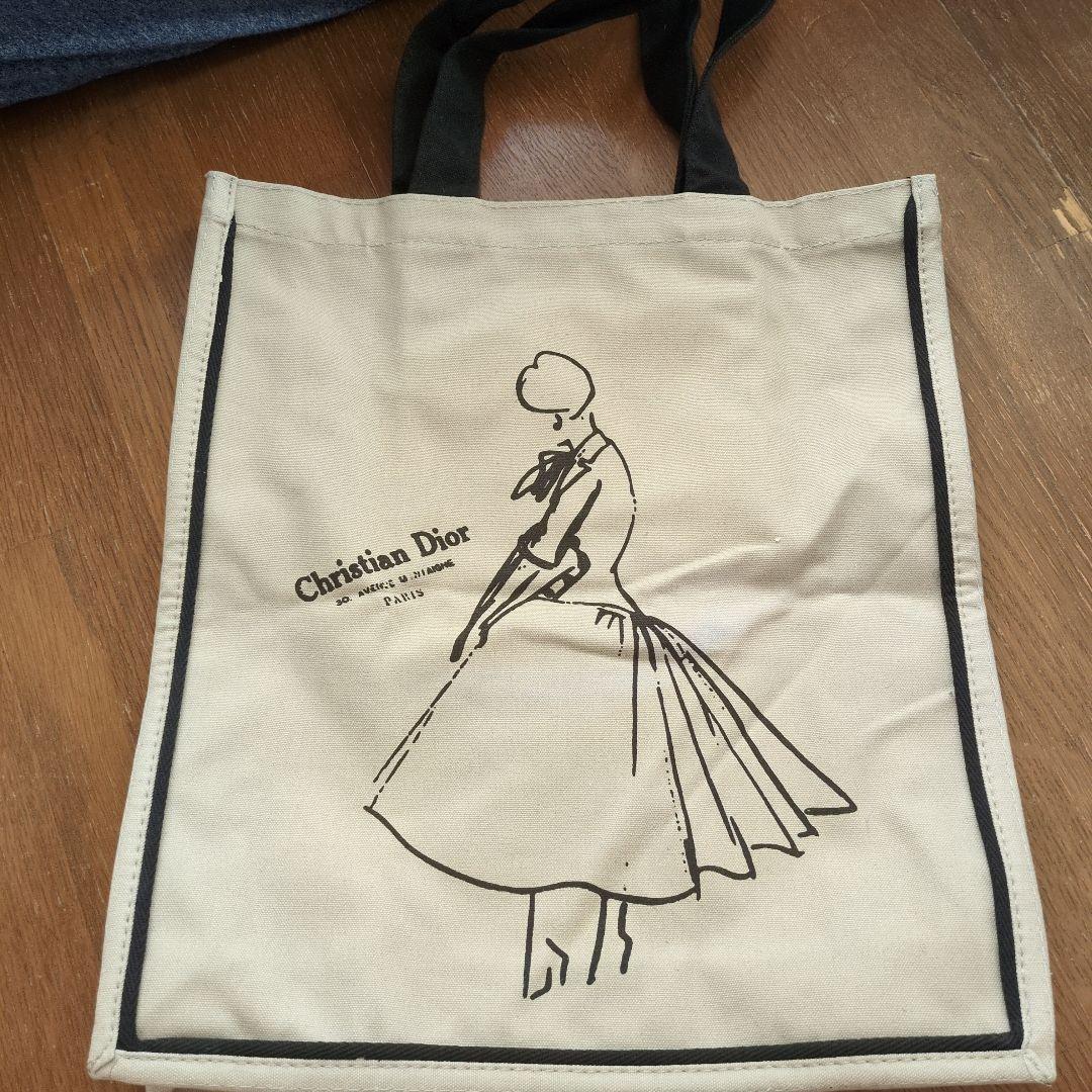 新品未使用　Christian Dior エコバッグ グレーのようなベージュ
