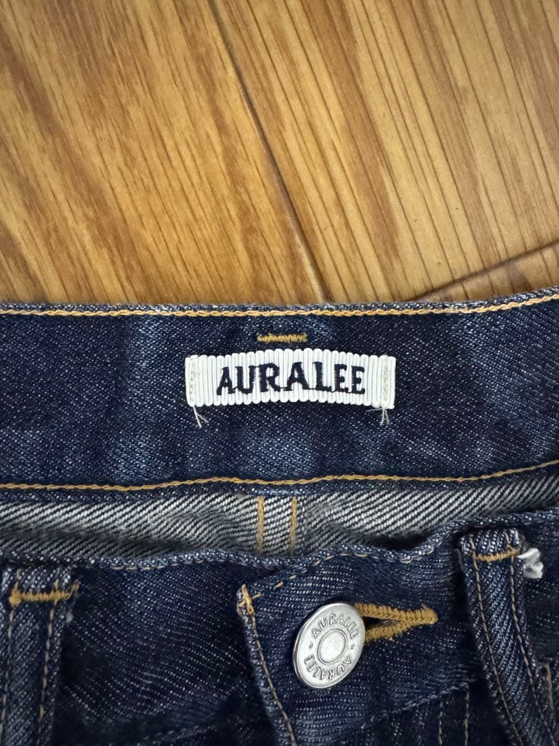 【美品】AURALEE HARD TWIST DENIM 5P PANTS