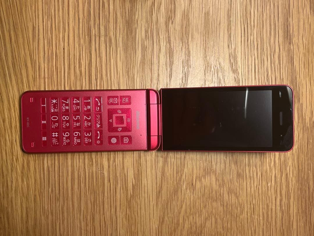 DIGNOケータイ KY-42C レッドDOCOMO 京セラ