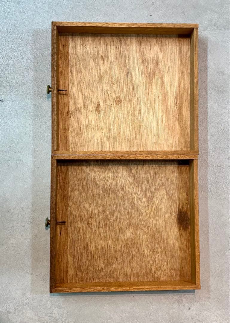 木味の小引き出し5段 レトロインテリア収納　レトロ雑貨好きに