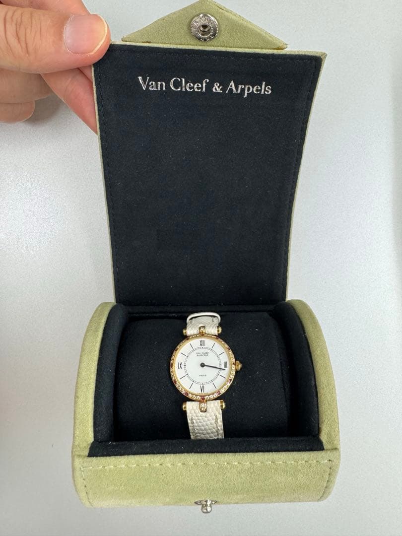 victorianヴァンクリーフ　VCA 750 ダイヤモンド&ルビー時計