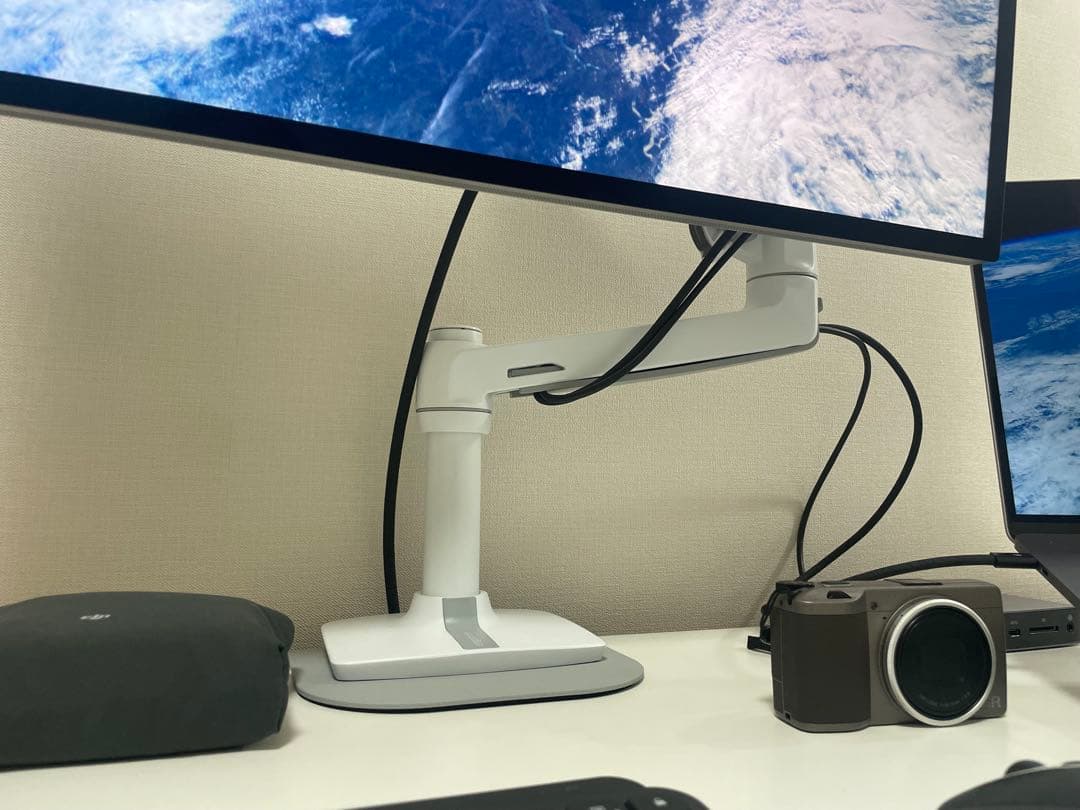 YK4点セットAppleStudioDisplayモニターアームキーボード