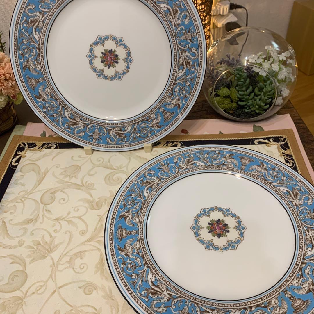 ウェッジウッド フロレンティーン　ターコイズ　27cm ディナープレート　6枚