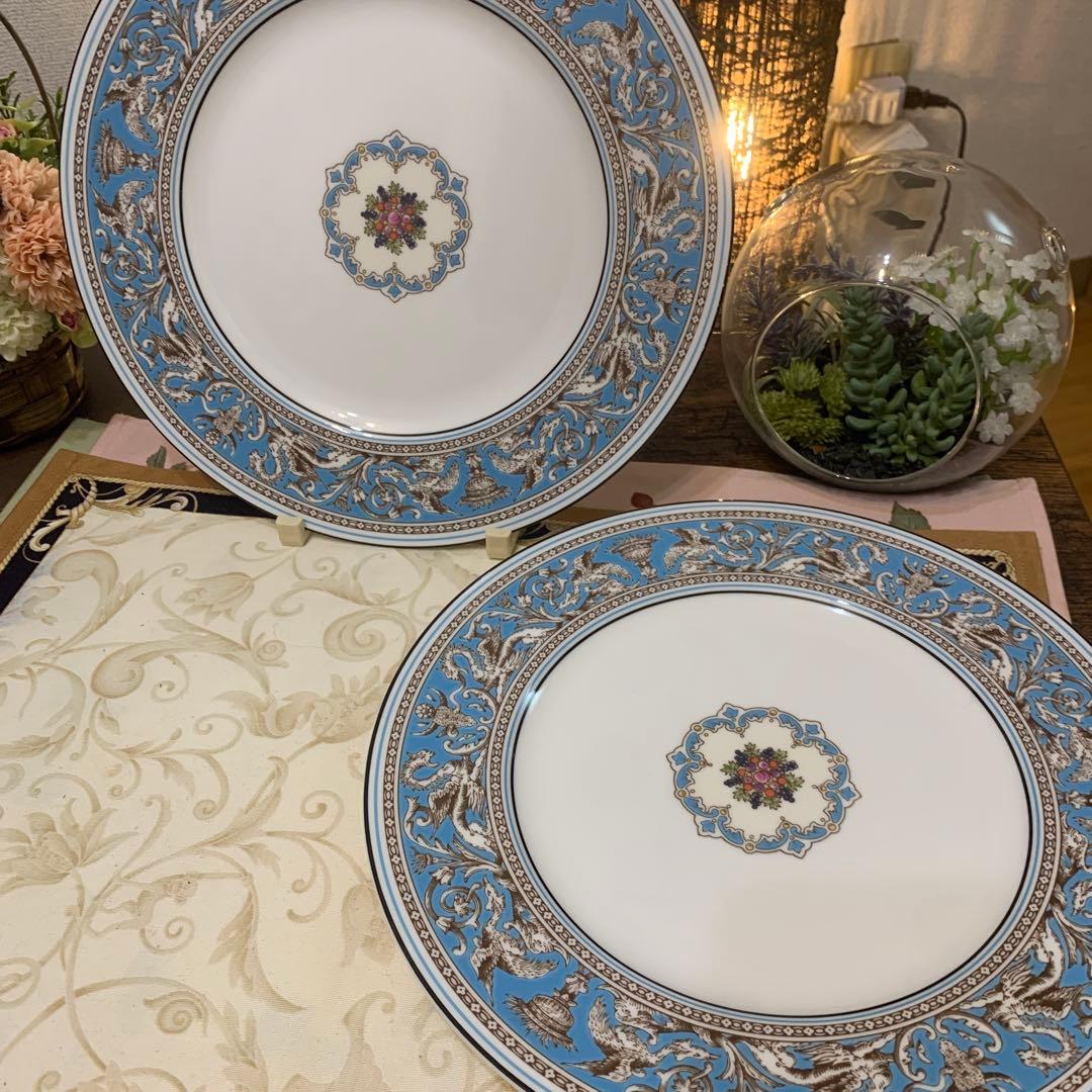 ウェッジウッド フロレンティーン　ターコイズ　27cm ディナープレート　6枚