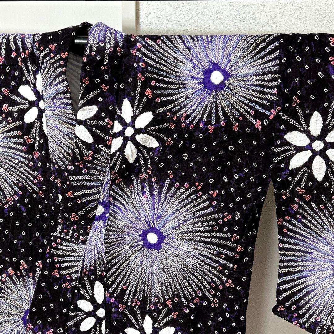 ＊*＊様 【彦兵衛mini】5000円スタート！人気！有松絞り浴衣〜花火柄〜