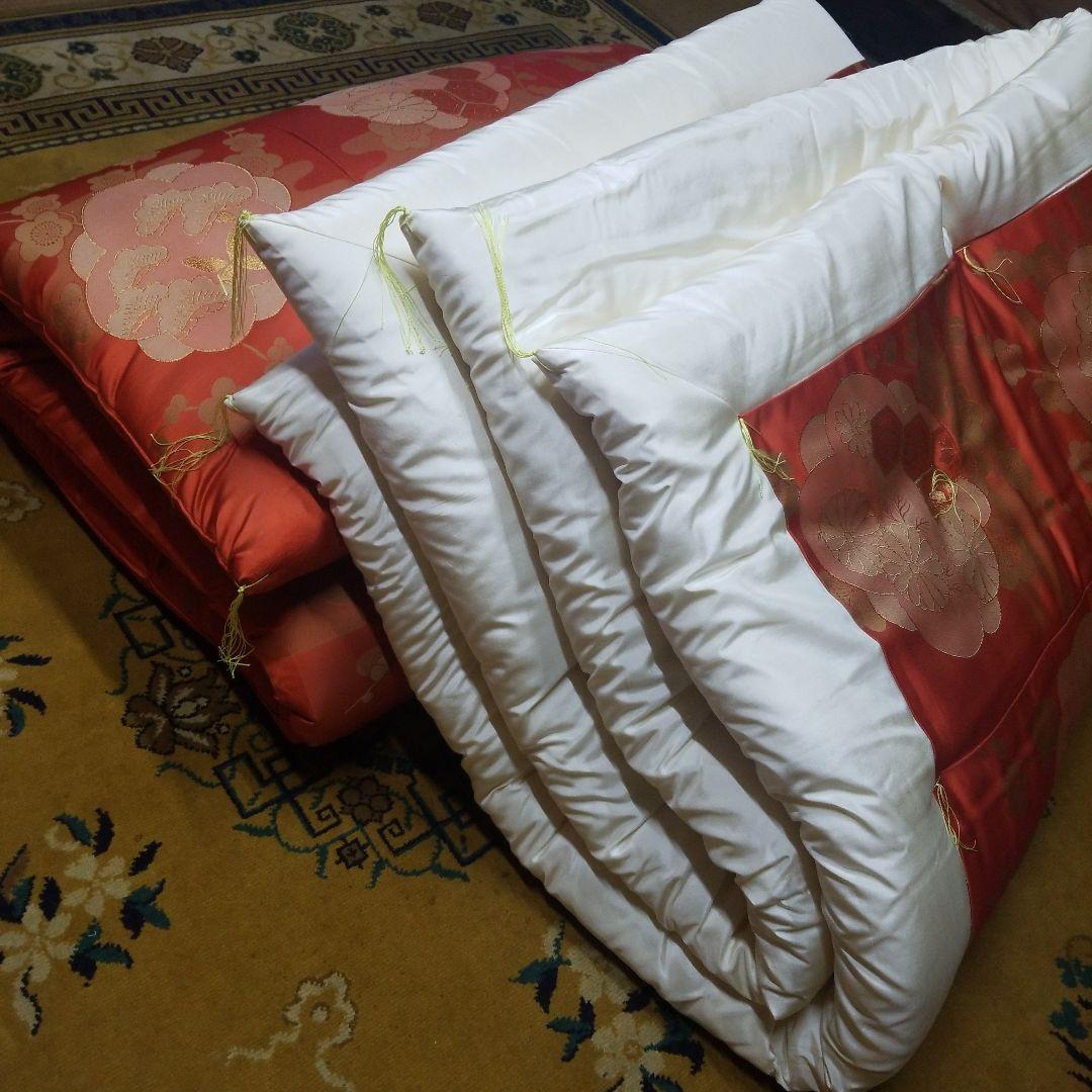 【未使用】どんす　高級布団　新品カバー付き