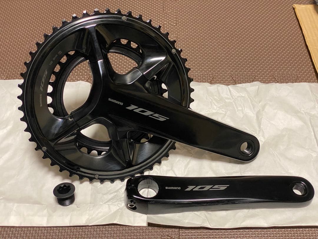 新品　シマノ105 R7100系12s ディスクブレーキコンポ＋必要備品類一式