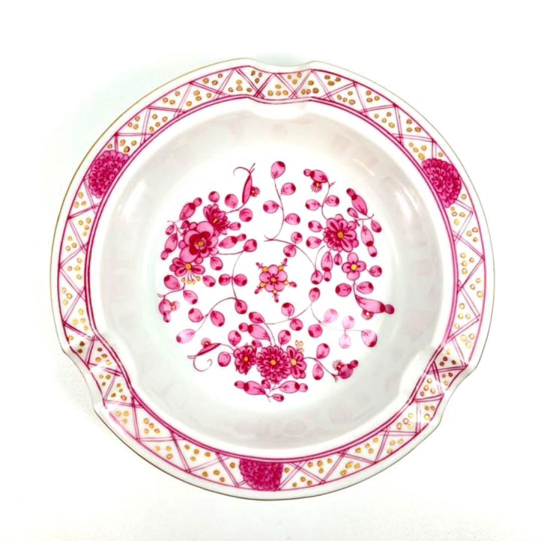 【未使用品】マイセン 灰皿 インドの華