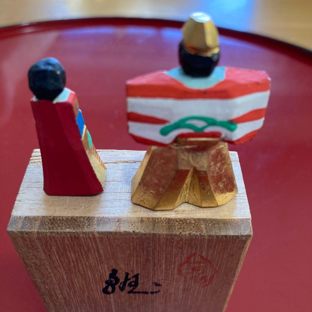 雛人形 一刀彫