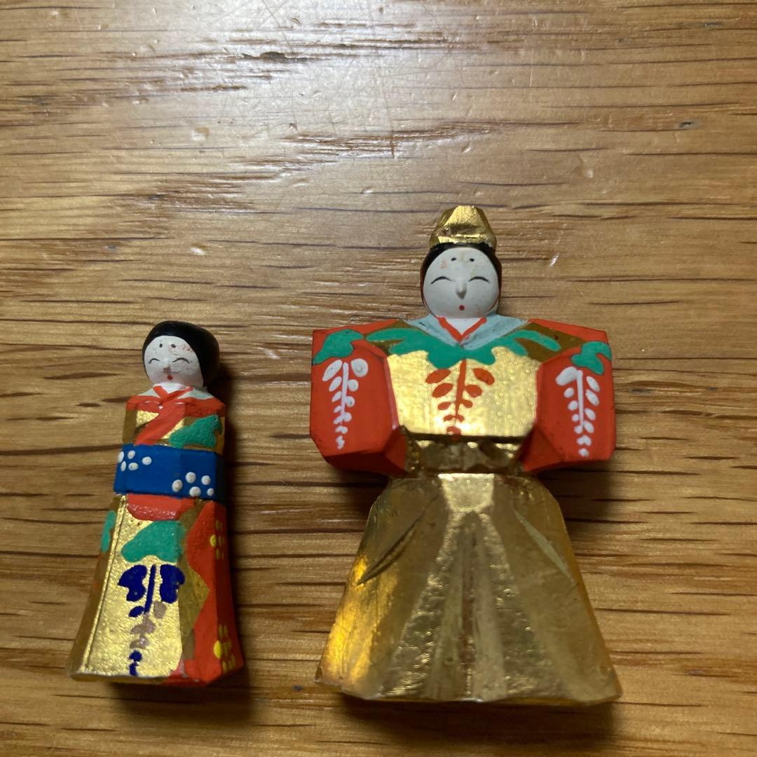 雛人形 一刀彫