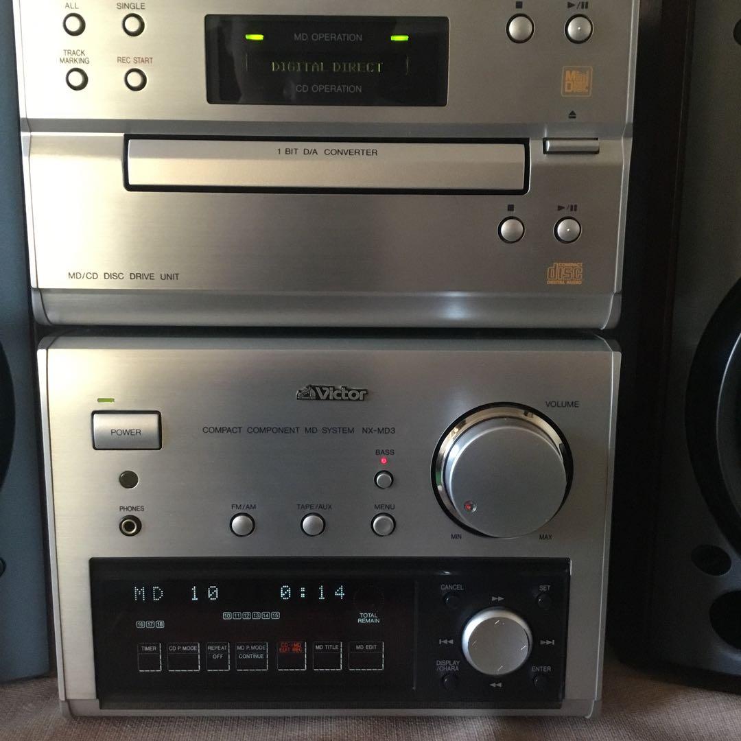 【動作確認】victorシステムコンポ　NX-MD3