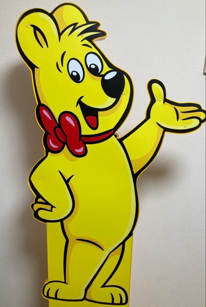 【非売品】HARIBO ハリボー ゴールドベア 立体店頭用スタンド ディスプレイ