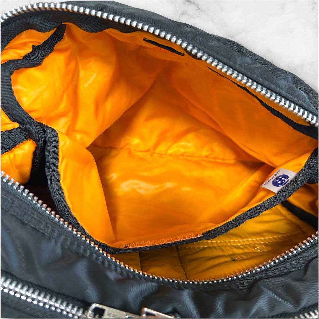 【極美品】PORTER TANKER ショルダーバッグ　２層　ブラック　L