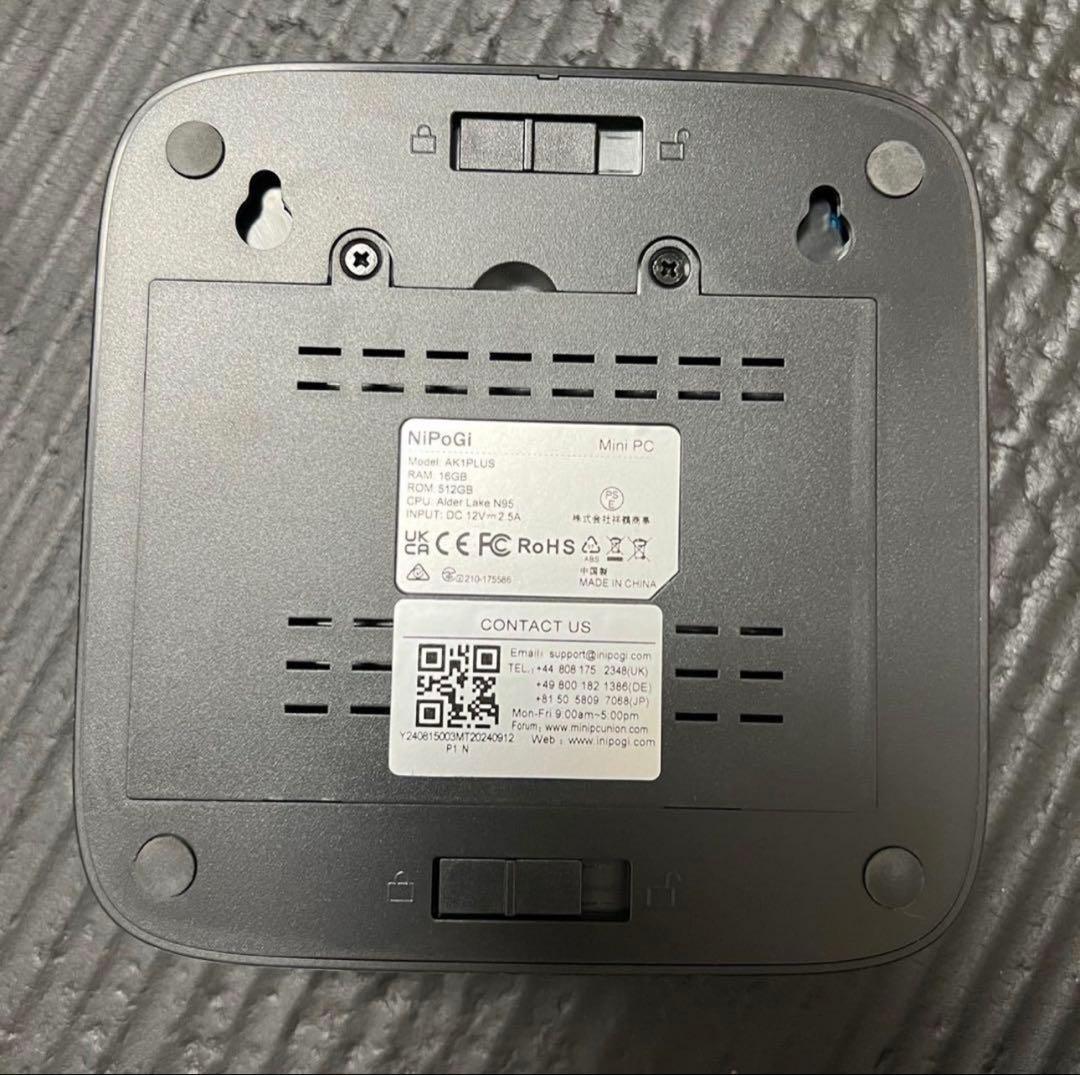 ミニPC Alder Lake-CPU n95 16GB 512G