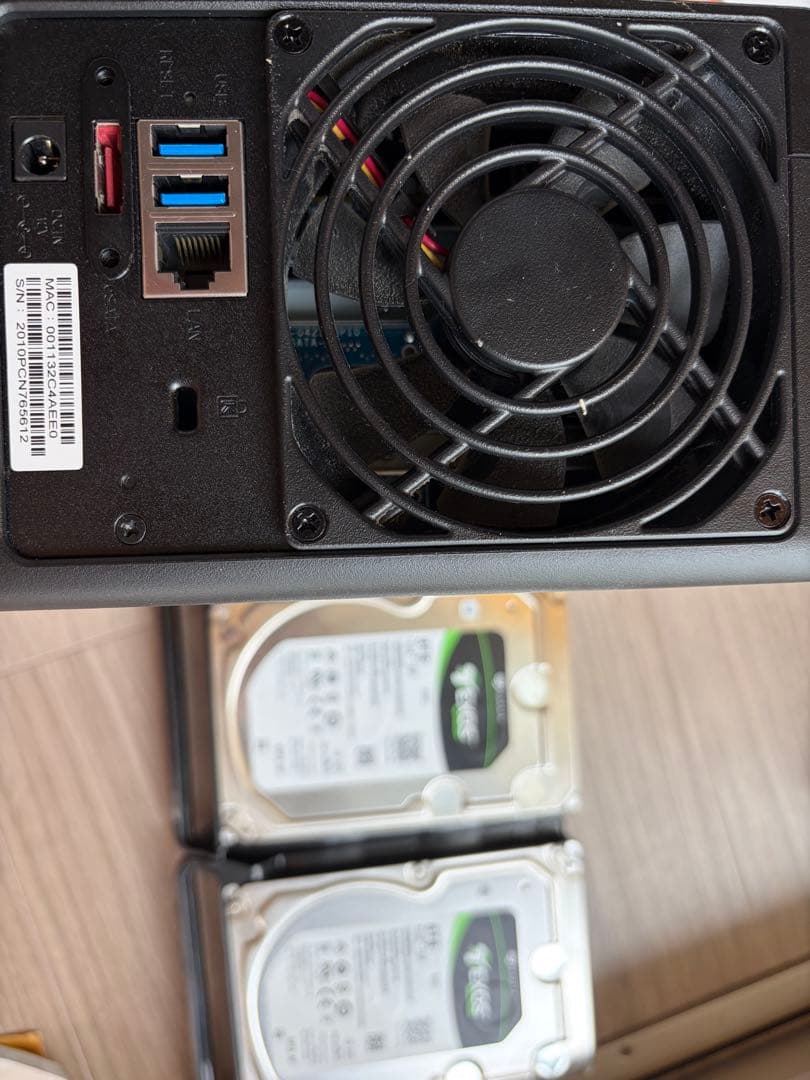 外付けハードディスク・ドライブ DS218+ NAS 16TB (2 x 8TB)