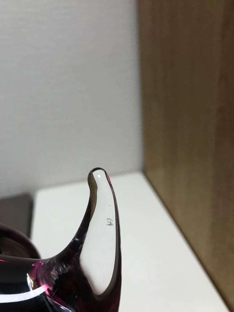 ベネチアンガラス　バード　鳥　アヒル？　オブジェ