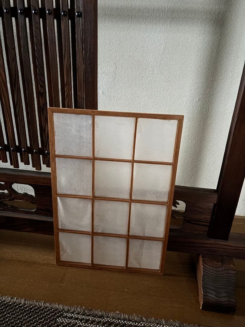 和風　木製　パーテーション