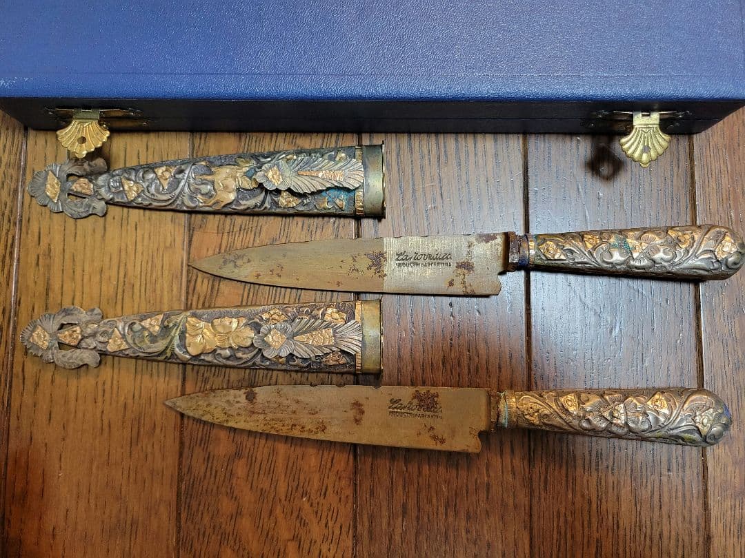 【2本】アルゼンチン ヴィンテージ la Movedira社製 ガウチョナイフ