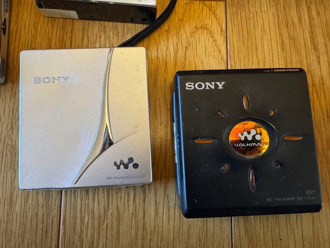 ポータブルCD プレーヤー　MD カセットテープ　panasonic まとめて