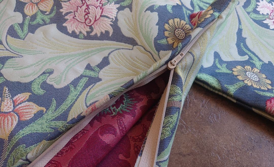 新品　ウィリアムモリス【レスター】クッションカバー2枚組