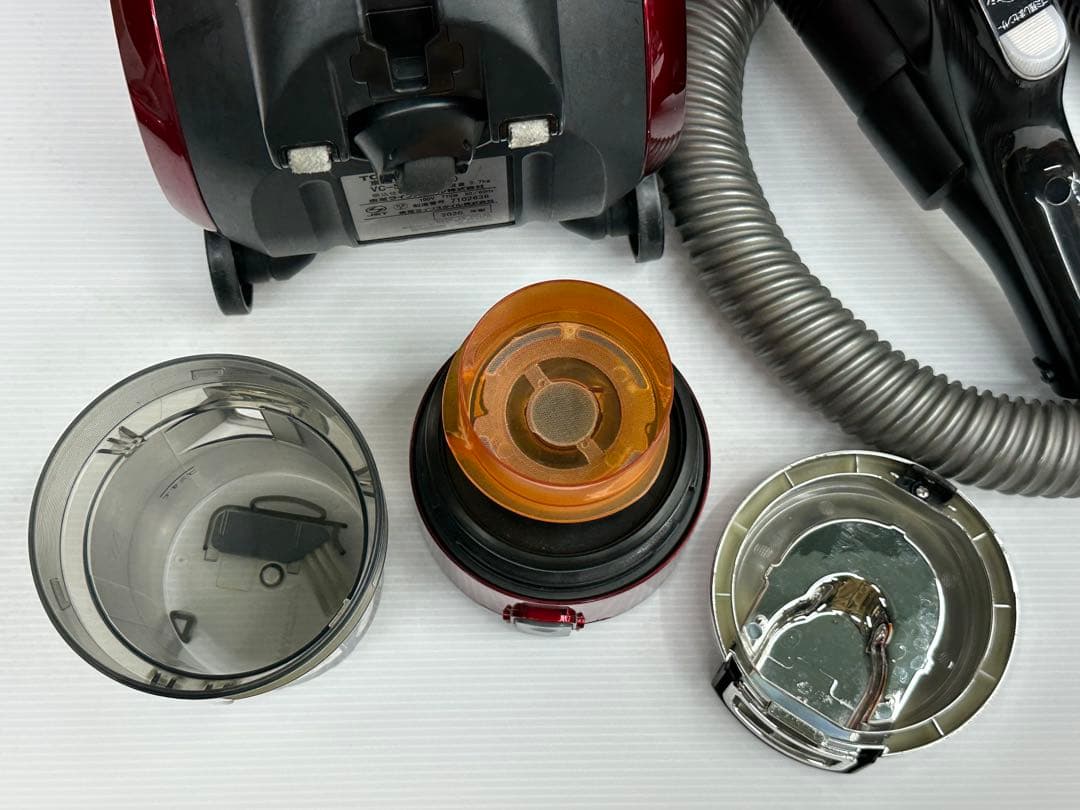 動作保証　東芝 トルネオ VC-SG910X 赤 掃除機　本体　ホースセット