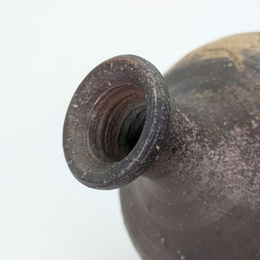 岡山県重要無形文化財 山本出 備前焼 徳利 共箱共布栞 とっくり 酒器 食器