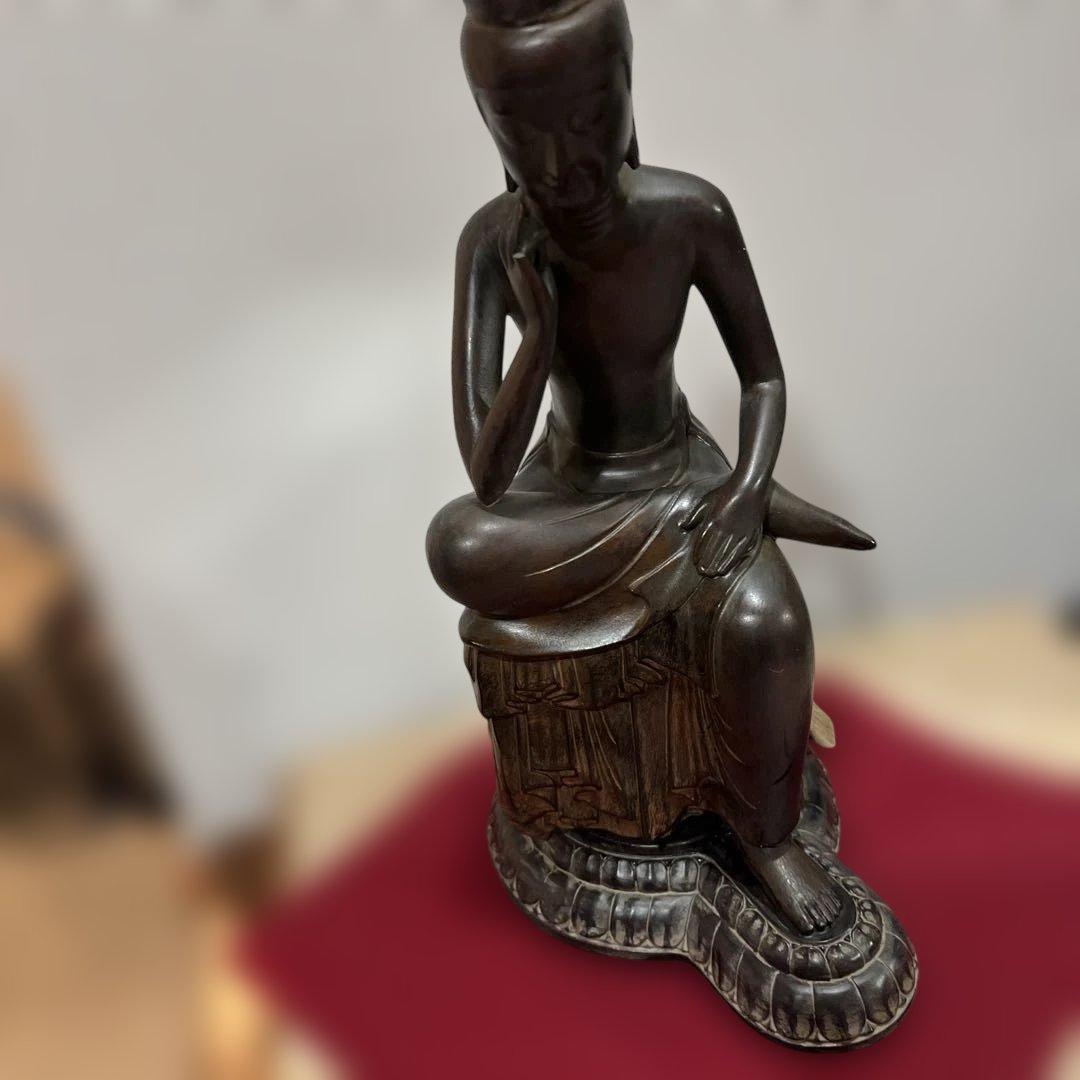 25センチ金属仏像