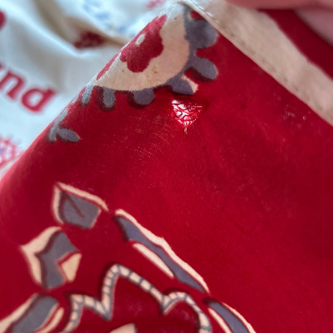 BLUE BLUE ペイズリー柄　レア　壁掛け　タペストリー大判　HRM サラサ