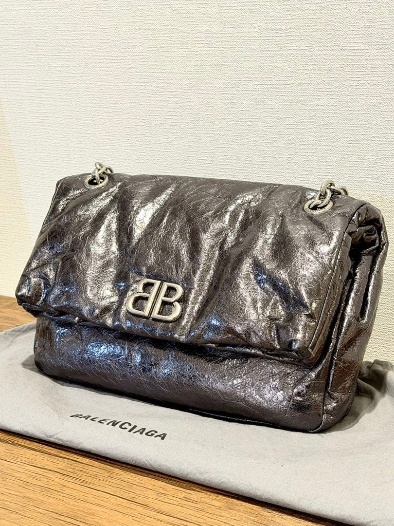 BALENCIAGA Monaco Small モナコ スティールグレー