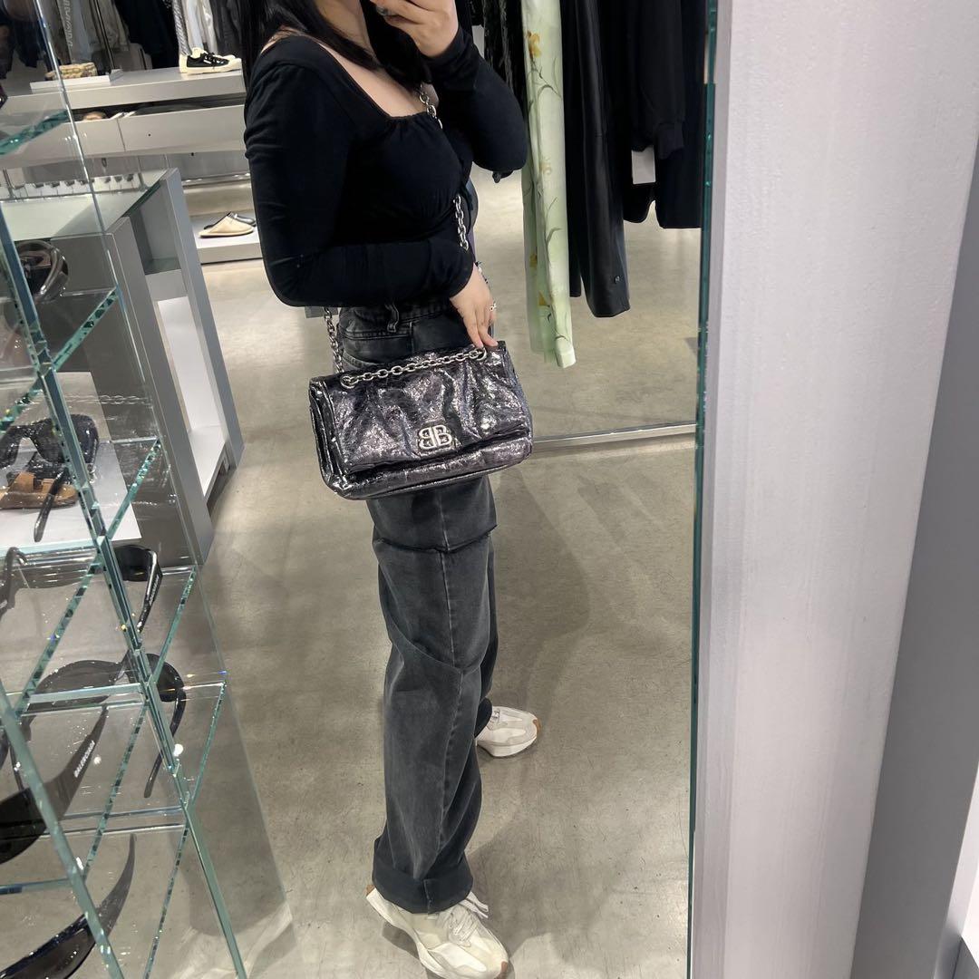 BALENCIAGA Monaco Small モナコ スティールグレー