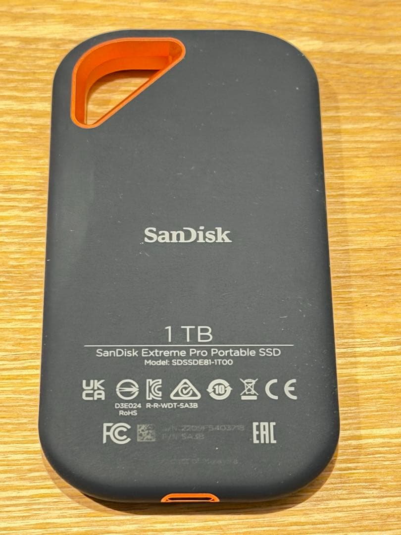 SanDisk Extreme PRO ポータブルSSD 1TB
