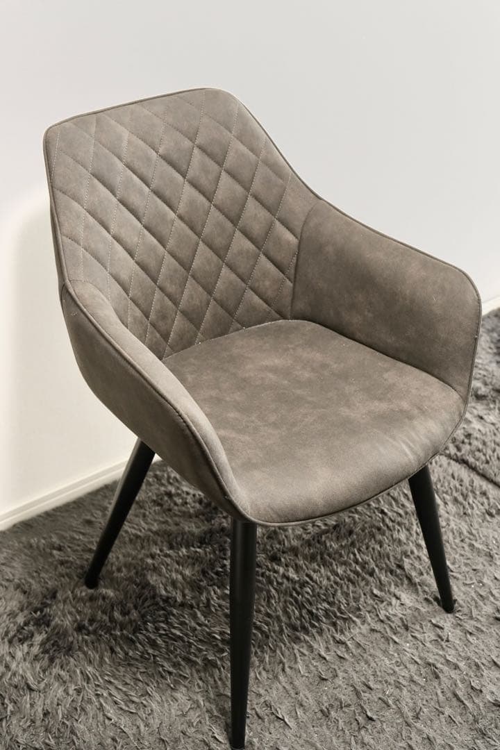 【NOCE】グレー SDR2802 アームチェア