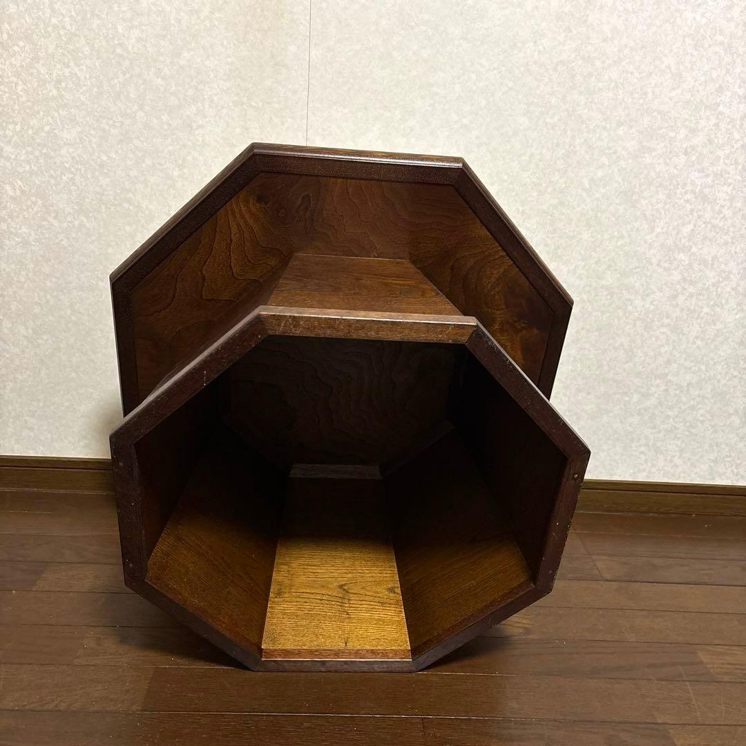 【美品】八角形 ローテーブル 八角テーブル 和モダン