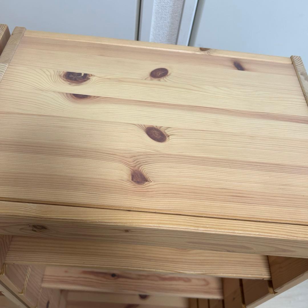 IKEA トロファスト パイン材 ２つセット