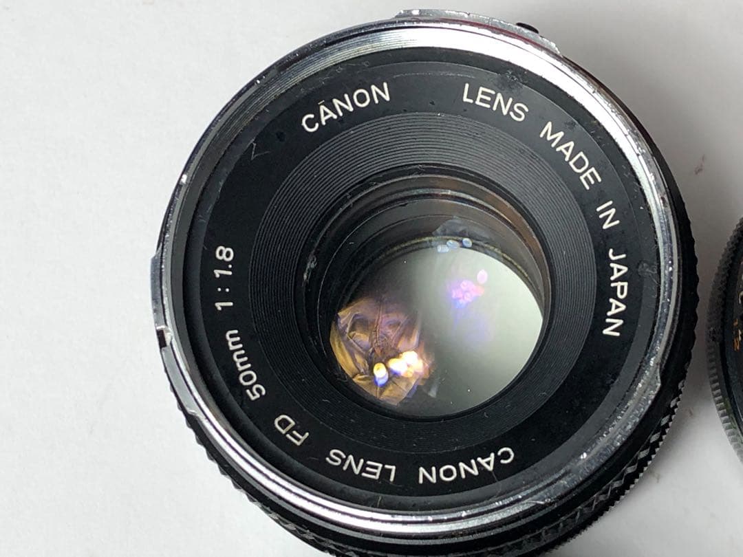 Canon 単焦点レンズ 4本 まとめて カメラレンズ 動作未確認 ジャンク