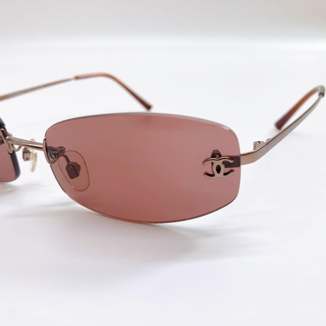 ✨美品✨ CHANEL シャネル サングラス 4002 ワインレッド ココマーク