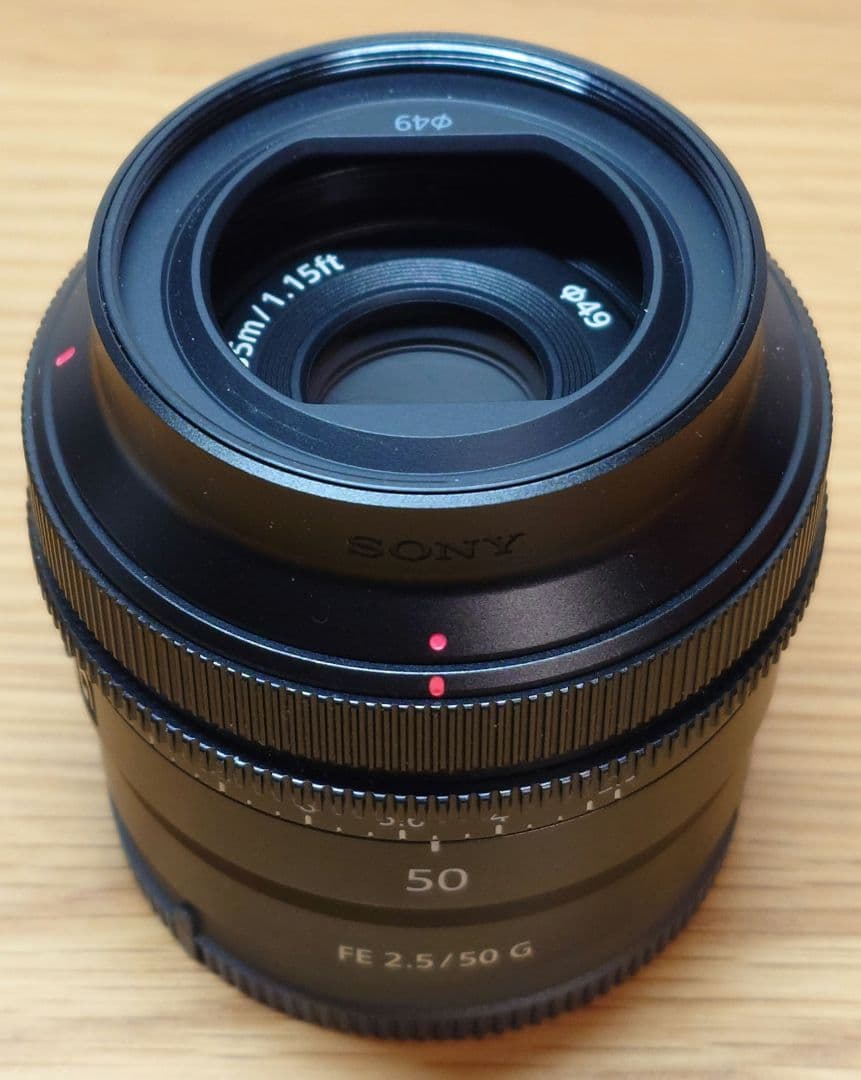 レンズ(単焦点) SONY FE50mm F2.5 G (SEL50F25G)