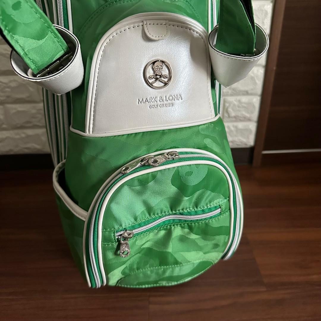 希少 美品 MARK&LONA Gauge Camo Cart Bag グリーン