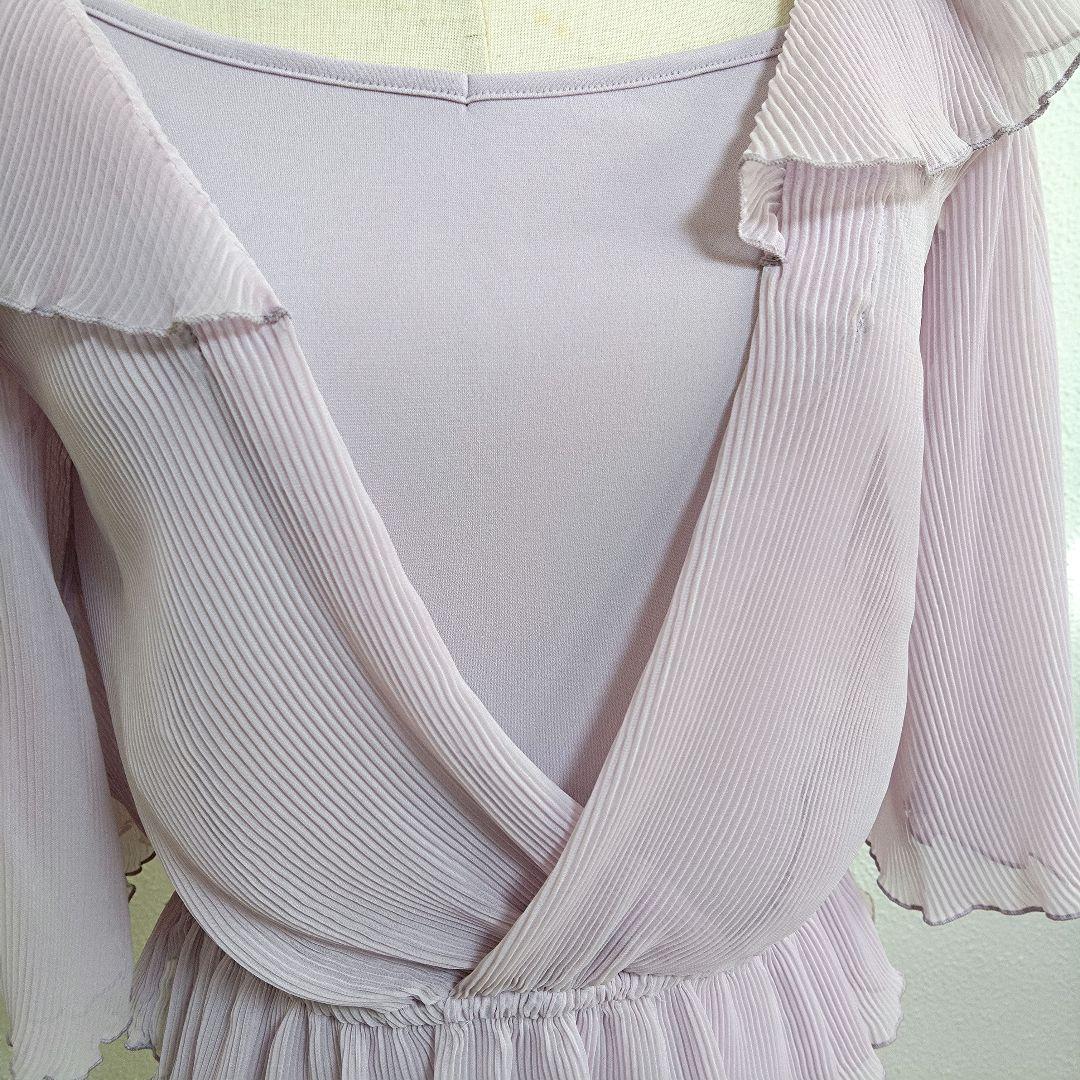 SALE☆チャコット　薄紫　S ラップスタイル　トップス　社交ダンス