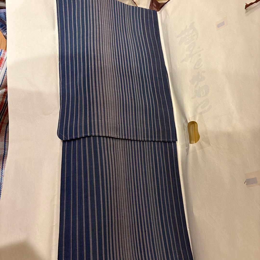 10ストライプ 着物　単衣